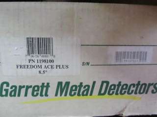 You are viewing a used Garrett Metal Detectors 8.5 Freedom Ace Plus 