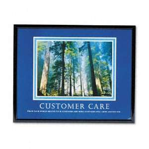  Advantus  Customer Care Framed Motivational Print, 30w x 