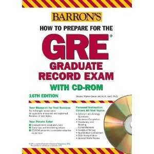  How to Prepare for the GRE with CD ROM (Barrons How to 