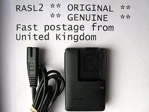 Genuine CASIO Charger BC 80L For NP80,NP82 battery EX G1, EX H5, EX S5 
