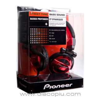 cuffia PIONEER SE MJ551 R no wesc per DJ  iPhone NEW  