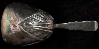 RARE Sterling MALTBY, STEVENS & CURTIS Nut Scoop Spoon  