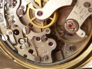 1950s NOREXA Geneve Vintage Chronograph Gold Watch 17j HW Valjoux Cal 