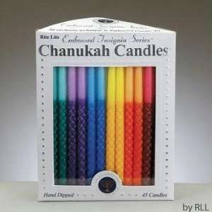 Embossed Insignia Series Chanukah Candles 