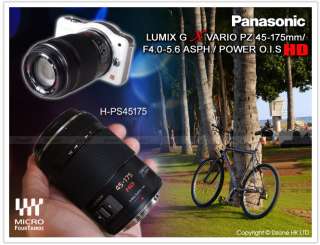 Panasonic Lumix G X Vario 45 175mm f4.0 5.6 ASPH. Power O.I.S.   Black