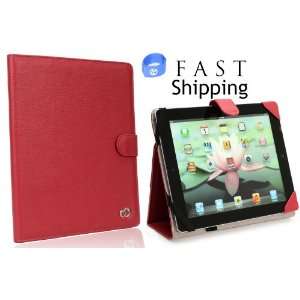  Kroo iPad 3 Case / New iPad 3rd Generation Leather Cover 