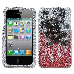   3D Diamante Protector Cover for iPhone 4/4S Cell Phones & Accessories