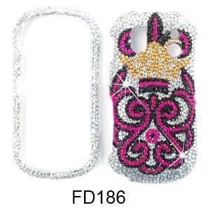 CELL PHONE CASE COVER FOR SAMSUNG INTENSITY II 2 U460 RHINESTONES PINK 
