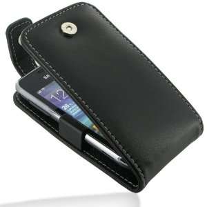   PDair T41 Black Leather Case for Samsung Wave Y GT S5380 Electronics