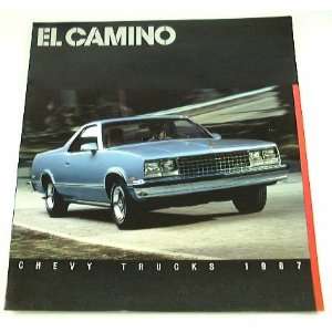  1987 87 Chevrolet Chevy EL CAMINO BROCHURE SS Everything 