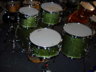 YEAR END KIT SALE Green Sparkle DDrum Dios Maple Kit  