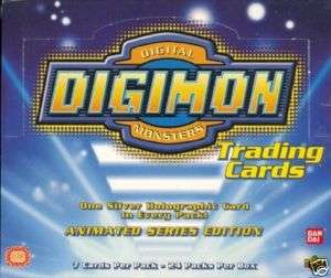 DIGIMON PREVIEW SERIES UPPER DECK TRADING CARD BOX  
