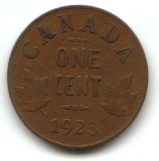 RARE CANADA CENTS   1923, 1924,1925,1920,1921,1926,1927  