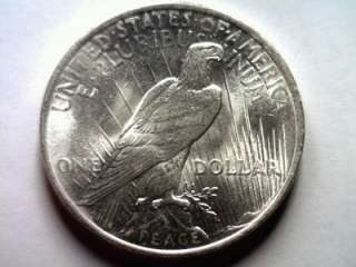 1924 PEACE SILVER DOLLAR CHOICE UNCIRCULATED+ NICE ORIGINAL COIN FROM 