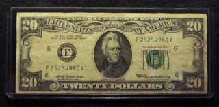 Series 1969 $20 Dollar Bill Federal Reserve Note  