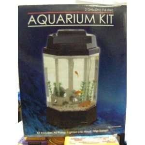  Aquarium Kit 2 Gallon: Kitchen & Dining