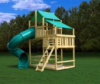 FRONTIER FORT KIT W/ PLANS PLAYGROUND SWING SET 0160  