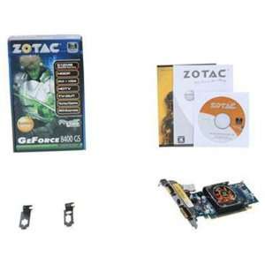  ZOTAC nVidia GeForce 8400GS 512MB DDR2 VGA/DVI/TV Out Low 