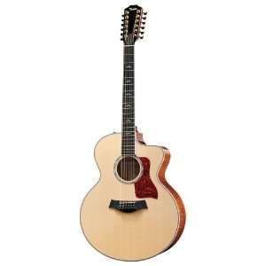  Taylor Guitars 655 CE Jumbo 12 String Acoustic Electric Guitar 
