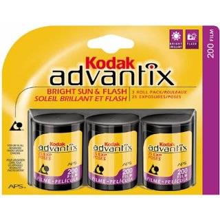 Kodak Advantix 200 Speed 25 Exposure APS Film ( 3 Pack) by Kodak