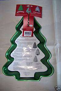   Iridescents Christmas Tree aluminum cake pan Jello mold BRAND NEW
