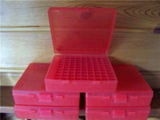 CASE GUARD 100 RND AMMO BOXES 45,10MM,41 FLIP TOP 5 RED  