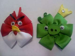   is for 3 angry birds characters yellow bird red bird and king pig
