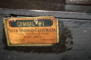 Seth Thomas Antique Mantel Cymbal Clock  