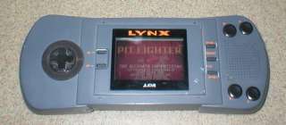 Atari Lynx I System W/ 3 Games Pit Fighter Chips Challenge Xybots 