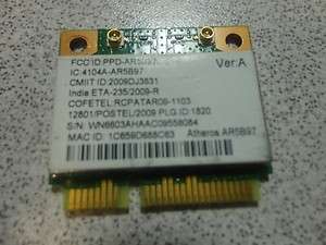 Atheros AR5B97 802.11n Mini PCI e Laptop Wireless Card  