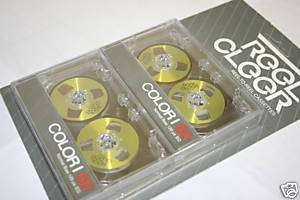 Gold Reel to Reel Cassette Tapes  