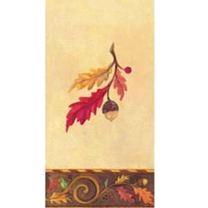  CR Gibson Autumn Baroque 3 Ply Paper Guest Napkins, 16 