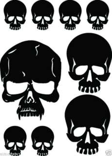 rc / hobby airbrush stencils   paint masks   skulls  