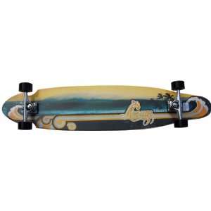 Krown Wave Sunset Complete Longboard Skateboard  Sports 