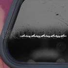 Barbed Wire Barbwire Pinstripe Decal Window Sticker