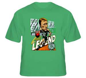 Larry Bird Basketball Legend Caricature T Shirt  