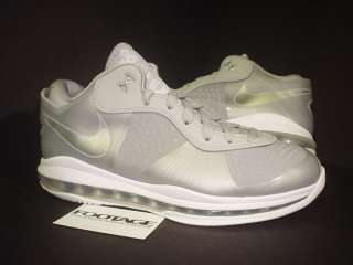   Max LEBRON JAMES VIII 8 V/2 Low WOLF GREY METALLIC SILVER DS NEW 10.5