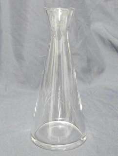 Val St Lambert art glass vase signed crystal Belgium  