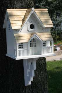 NEW CLASSIC VICTORIAN GINGERBREAD COTTAGE BIRD HOUSE  