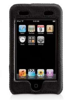 iPod TOUCH 1G BLACK LEATHER PROTECTIVE CASE GRIFFIN NEW  
