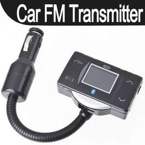 Car  FM Transmitter Bluetooth Steering Wheel USB SD Black  
