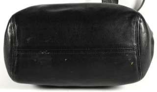 Coach Black Leather Cross Body Messenger Shoulder Bag Handbag Purse 