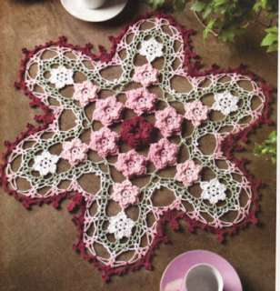   Doilies Patterns Flower Doily Book Floral Beauty Heart Rose Square