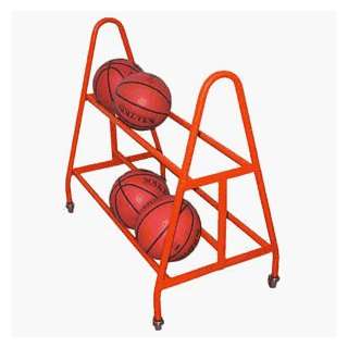   12Or Deluxe Twelve Ball Basketball Carrier   Orange