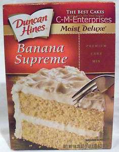 Duncan Hines Moist Deluxe Banana Supreme Cake Mix  
