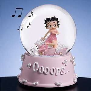  Betty Boop Oops Bath Musical Water Globe