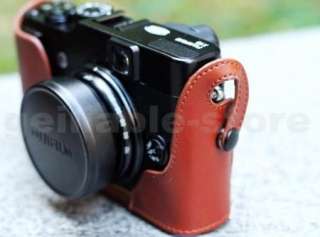 New Arrival Leather Camera Bag Case For Fujifilm FUJI Finepix X10 LC 