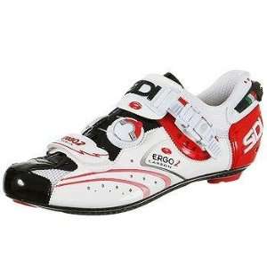   Ergo 2 Carbon Lite Road Cycling Shoes 43 White Red
