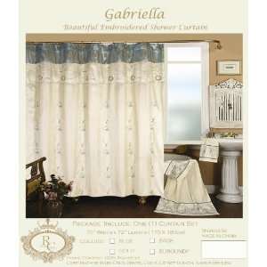  Gabriella Blue Shower Curtain