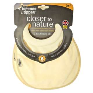 Tommee Tippee Closer To Nature Milk Feeding Bib.Opens in a new window
